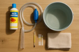Essential tools for aquarium water changes