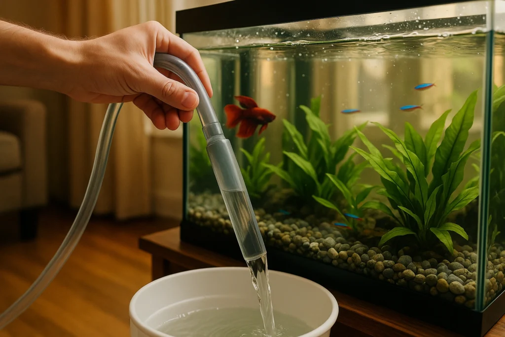 Step-by-Step Water Change Process